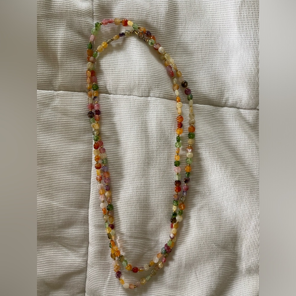 vintage beaded necklace